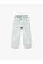Baby Girl'S Light Indigo Balloon Fit Jeans - 2