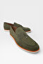 Genuine Suede Leather Key Detailed Loafer Men's Shoes Khaki - 2