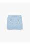 Baby Girl'S Blue Tweed Skirt