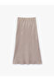 Women'S Mink Textured Satin Skirt - 2