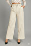 Women's Thick Belted Wide Leg Seasonal Trousers - 2