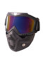 نظارات دراجات نارية MSK001 Enduro / Off-Road مع عدسات عاكسة باللون الأزرق - 2