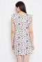 Owl Print Short Nightdress in White- Cotton Rich - 7