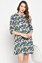Camouflage Print Hooded Short Nighty in Green - 100% Cotton