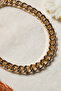 Thick Gourmet Chain Necklace / Gold Necklace - 4