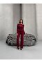 Boat Neck Button Detailed Knitwear Set