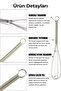 6 Pieces Stainless Steel Mini Hand Whisk – Durable, Non-Slip Handle, Practical Egg and Sauce Whisk - 5