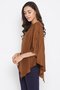 Solid Feeding Cape in Coffee colour - Rayon - 3