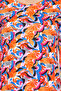 Abstract Print Short Nighty in Multicolour - 100% Cotton - 5