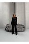 Boat Neck Button Detailed Knitwear Set