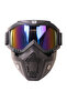 نظارات دراجات نارية MSK001 Enduro / Off-Road مع عدسات عاكسة باللون الأزرق