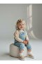 Baby Girl Floral Patterned Cotton Long Sleeve Blouse - 3