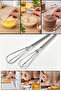 6 Pieces Stainless Steel Mini Hand Whisk – Durable, Non-Slip Handle, Practical Egg and Sauce Whisk - 7