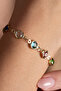 Colorful Zircon Stone Energy Bracelet / Gold Bracelet - 4