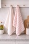 100% Cotton Double Layer Muslin Kitchen Drying Cloth Set of 2 40X60 cm Absorbent Soft Kitchen Towels - Elv