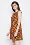 Animal Print Sleepdress in Orange - Crepe - 3