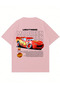 تي شيرت كبير الحجم مطبوع عليه Lightning Mcqueen للجنسين