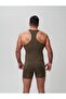Men's Khaki Set in Special Box: Long Cut Boxer + Sports Athlete Underwear - 2