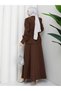 Balloon Sleeve Shirt & Skirt Islamic Clothing Set Rc9021 - 9