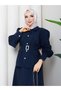 Balloon Sleeve Shirt & Skirt Islamic Clothing Set Rc9021 - 6