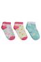 Civil Girls' Daisy 3-Piece Girls' Booties Socks |   Printed |   School Nursery and Daily Use