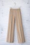 Women's Mustard Green Modal Fabric High Waist Palazzo Trousers - 5