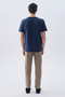Men's Beige Color Crew Neck T-Shirt - 2