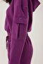 Women's Sweat Tracksuit Set Purple - 5