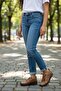 Genuine Leather Casual Shoes with Rubber Laces - 6