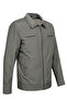 Men's Polo Collar Double Pocket Lined Seasonal Smoked Coat - A00001 - 5