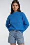 Mixray Relaxed Fit Round Neck Thick Knit Sweater - 3