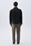 Men's Anthracite Zippered Jean Jacket with Pocket Detail - 2