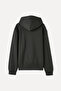 Men's Anthracite Comfort Fit Hooded Zipper Sweatshirt - 2