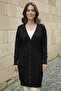 Patterned Cardigan N3290 Black
