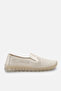 Nerdas Women's Genuine Leather Casual Shoes - Ecru
