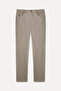 Men's Navy Blue Slim Straight Fit Trousers - 4