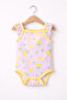 Baby Girls’ Bodysuit Multipack (3 Pack) – Frill Sleeve & Fruit Print Bodysuits - 3
