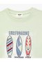 Cotton Crew Neck Short Sleeve Printed T-Shirt - 5