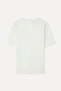 Women's Ecru Printed Oversize Crew Neck T-Shirt - 4
