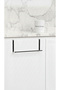 Portable Plug-In Kitchen Towel Holder - Metal Over-The-Cabinet Towel Rack - 2