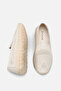 Nerdas Women's Genuine Leather Casual Shoes - Ecru - 4