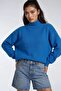Mixray Relaxed Fit Round Neck Thick Knit Sweater - 4