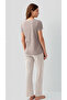 Women'S, V-Neck, (with Socks as a Gift), Pajama Set - 4