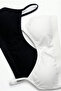 2 Pieces of Cotton Bustier Bralet with Rope Straps and Removable Pads - Athlete Half Tank Top