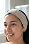 Set of 3 Adjustable Velcro Towel Headbands - 100% Cotton Makeup, Grooming, and Spa Headbands - 2