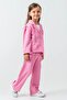 My Little One's 3-Piece Girls' Set with Stoned Jacket - Pink - 4