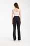 Women's High Waist Ribbed Black Spanish Leggings - H5948 - 4