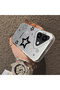 iPhone 16 Compatible Silicone Edge Hard Back Anti-Fall Phone Case with Stars Pattern - 3