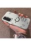 Samsung Galaxy S23 Fe Compatible Silicone Edge Hard Back Anti-Fall Phone Case with Smile Pattern