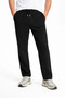 Men's Straight Leg Elastic Waist Drawstring Casual Sports Sweatpants Comfortable Fit - Black - 2